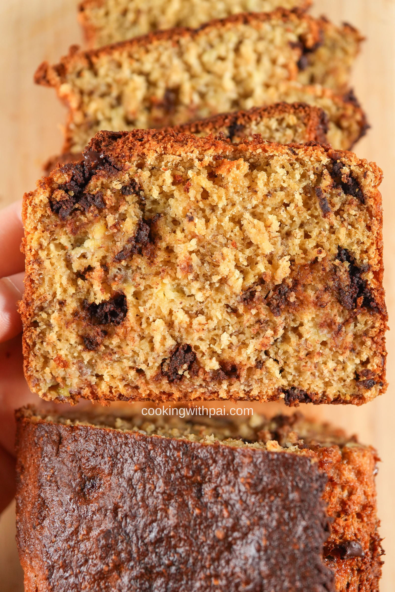 Healthy Chocolate Banana Bread