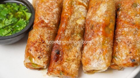 Chicken Rice Paper Rolls